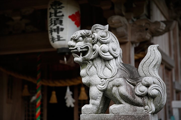 狛犬2　八幡古表神社