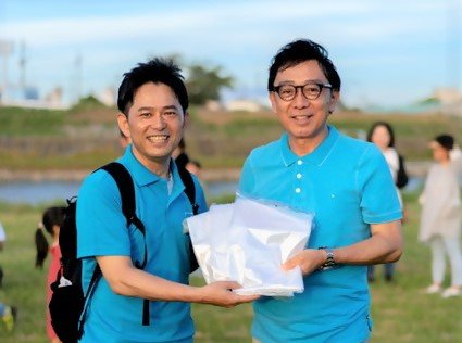 町長と小野事務所長