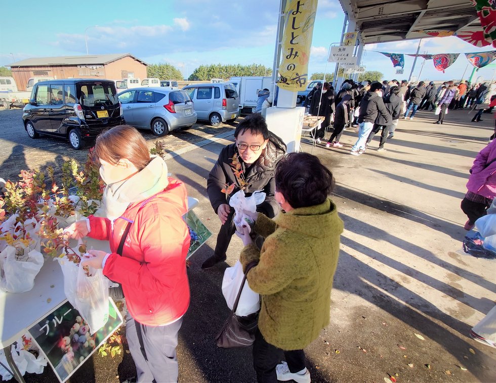 苗木配布