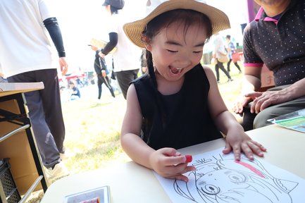 子どもの森遊び場ブース.JPG